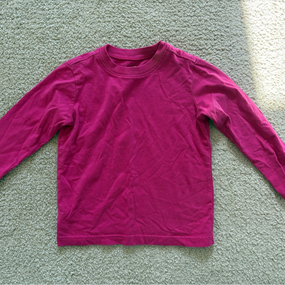 Primary Magenta Long Sleeve Tee